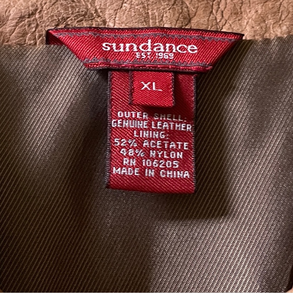 Sundance | Vintage Fringed Leather Zip Jacket ♥ EUC - Picture 5 of 7
